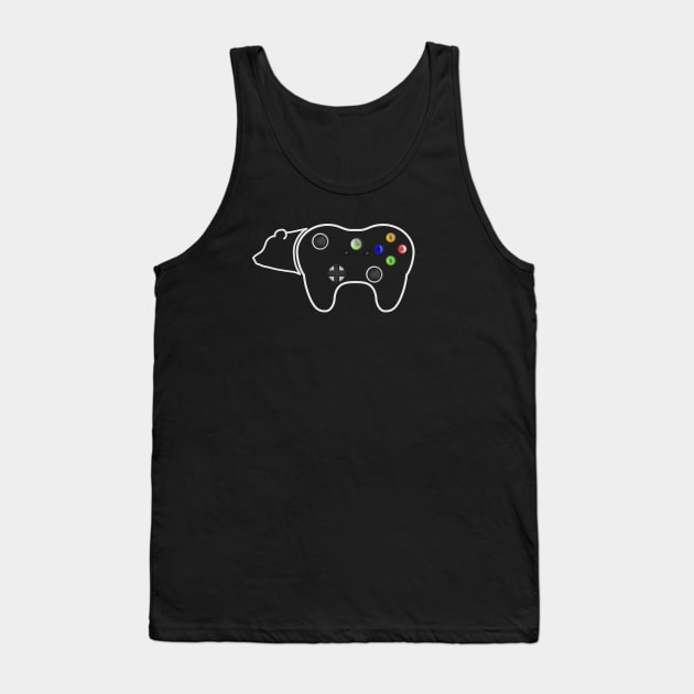 BearGamePad Tank Top by JayGeeArt